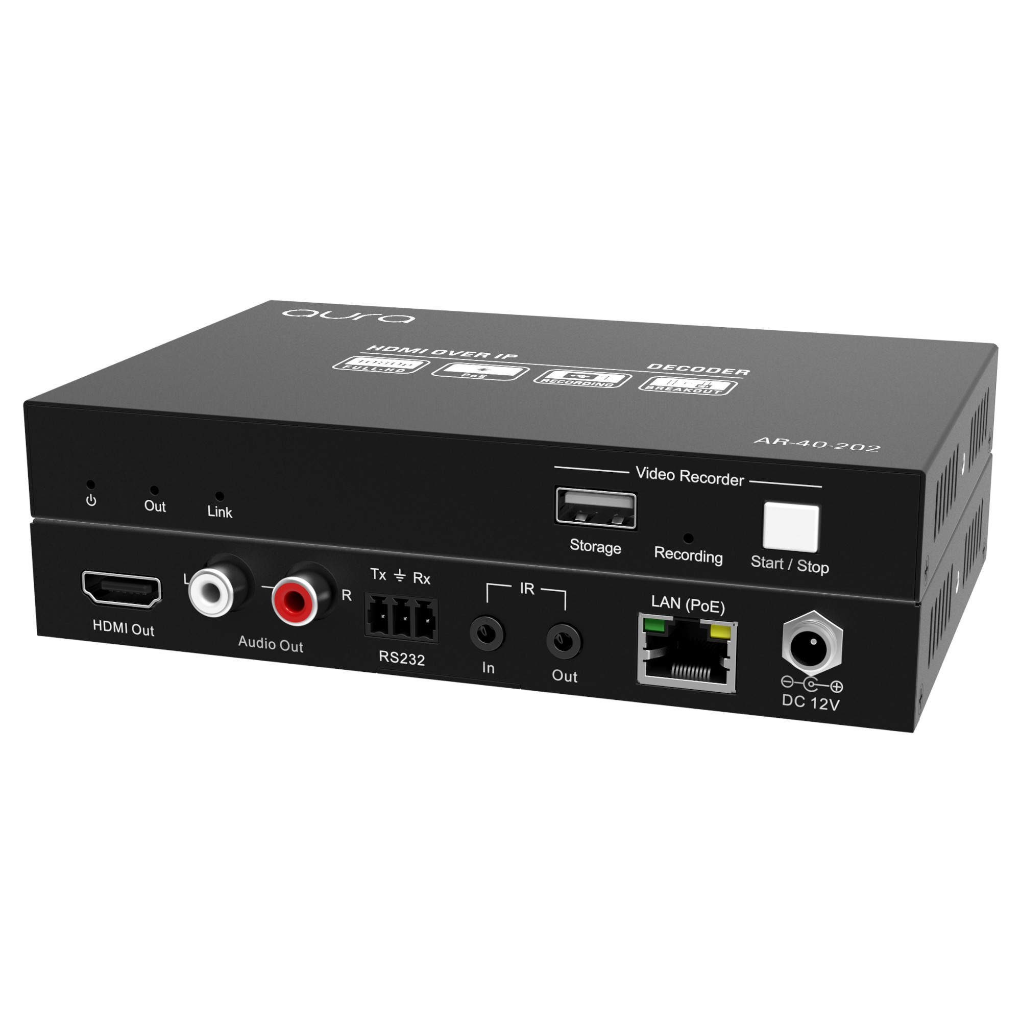 Aura HDMI over IP Streaming decoder 1080p Rx