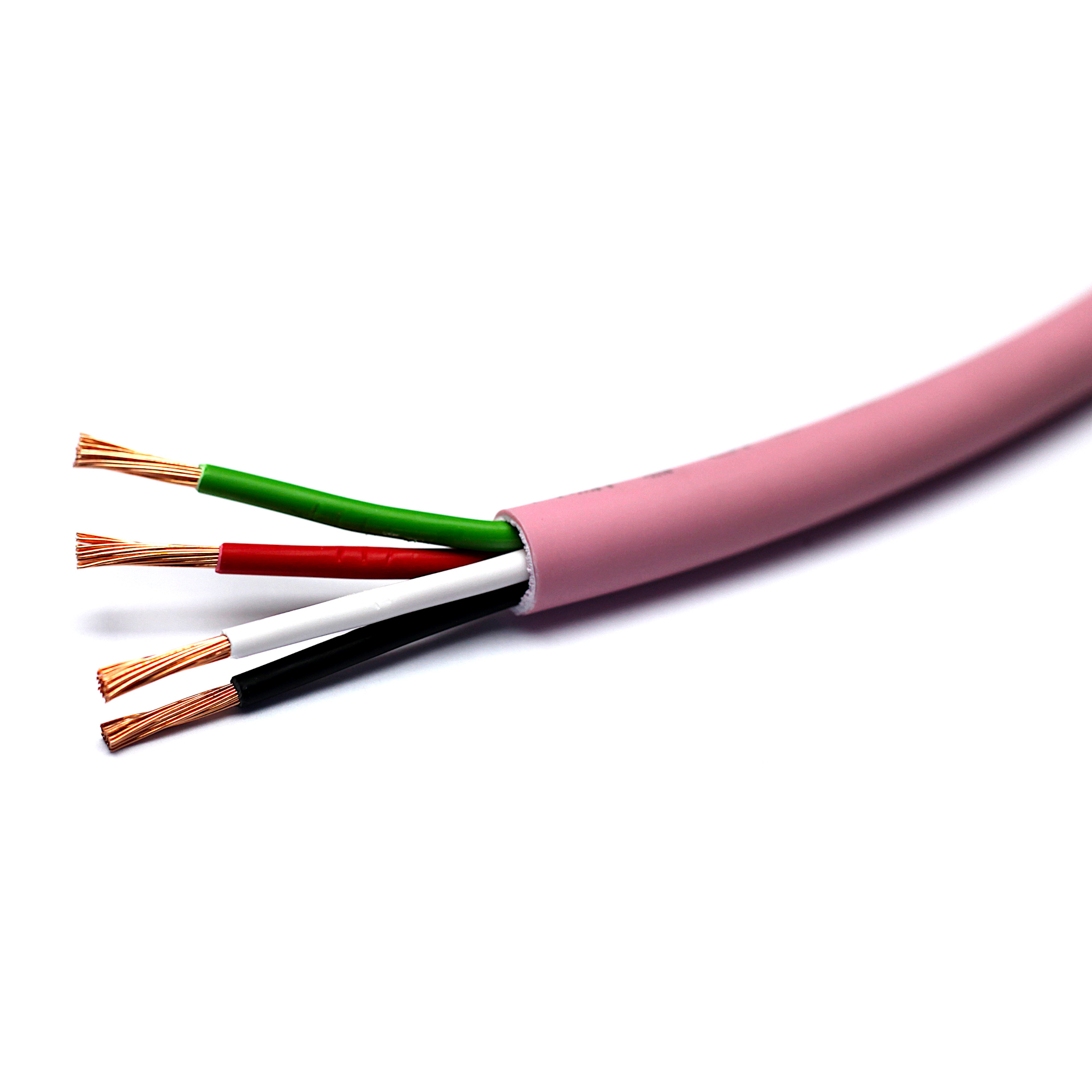 pink speaker cable